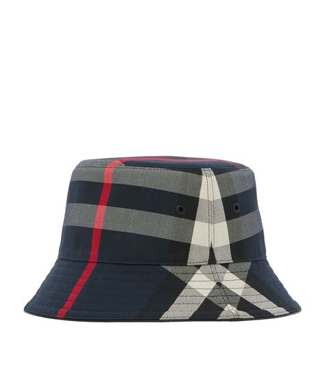 mens burberry bucket hat|burberry technical check hat.